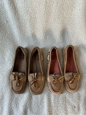 Sperry Top Sider Womens Boat Shoes Size 7.5  gold (2 pairs) both are same size